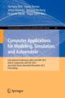 Image for Computer Applications for Modeling, Simulation, and Automobile