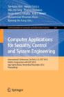 Image for Computer Applications for Security, Control and System Engineering