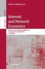 Image for Internet and network economics: 8th international workshop, WINE 2012, Liverpool, UK, December 10-12, 2012, proceedings