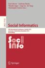 Image for Social Informatics : 4th International Conference, SocInfo 2012, Lausanne, Switzerland, December 5-7, 2012, Proceedings