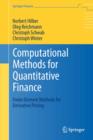 Image for Computational methods for quantitative finance: finite element methods for derivative pricing
