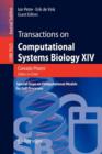 Image for Transactions on Computational Systems Biology XIV : Special Issue on Computational Models for Cell Processes