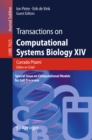 Image for Transactions on Computational Systems Biology XIV: Special Issue on Computational Models for Cell Processes