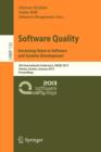 Image for Software Quality. Increasing Value in Software and Systems Development
