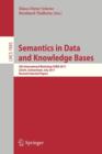 Image for Semantics in Data and Knowledge Bases