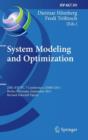 Image for System Modeling and Optimization : 25th IFIP TC 7 Conference, CSMO 2011, Berlin, Germany, September 12-16, 2011, Revised Selected Papers