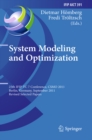 Image for System Modeling and Optimization: 25th IFIP TC 7 Conference, CSMO 2011, Berlin, Germany, September 12-16, 2011, Revised Selected Papers : 391