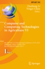 Image for Computer and Computing Technologies in Agriculture VI: 6th IFIP WG 5.14 International Conference, CCTA 2012, Zhangjiajie, China, October 19-21, 2012, Revised Selected Papers, Part I : 392-393