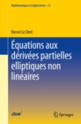 Image for Equations aux derivees partielles elliptiques non lineaires : 72