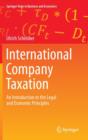 Image for International company taxation  : an introduction to the legal and economic principles