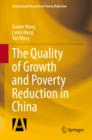 Image for The quality of growth and poverty reduction in China