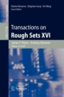 Image for Transactions on Rough Sets XVI