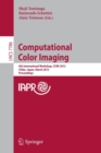 Image for Computational Color Imaging : 4th International Workshop, CCIW 2013, Chiba, Japan, March 3-5, 2013. Proceedings
