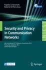 Image for Security and Privacy in Communication Networks: 8th International ICST Conference, SecureComm 2012, Padua, Italy, September 3-5, 2012. Revised Selected Papers