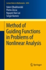 Image for Method of guiding functions in problems of nonlinear analysis : 2076