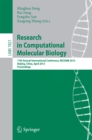 Image for Research in Computational Molecular Biology: 17th Annual International Conference, RECOMB 2013, Beijing, China, April 7-10, 2013. Proceedings