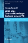 Image for Transactions on Large-Scale Data- and Knowledge-Centered Systems VIII: Special Issue on Advances in Data Warehousing and Knowledge Discovery