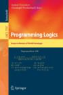 Image for Programming Logics : Essays in Memory of Harald Ganzinger