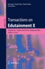 Image for Transactions on Edutainment X : 7775