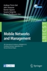 Image for Mobile Networks and Management : 4th International Conference, MONAMI 2012, Hamburg, Germany, September 24-26, 2012, Revised Selected Papers