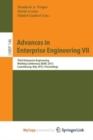 Image for Advances in Enterprise Engineering VII