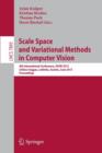 Image for Scale Space and Variational Methods in Computer Vision