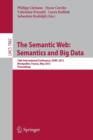 Image for The semantic web  : semantics and big data
