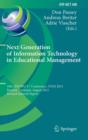 Image for Next Generation of Information Technology in Educational Management