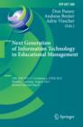 Image for Next Generation of Information Technology in Educational Management: 10th IFIP WG 3.7 Conference, ITEM 2012, Bremen, Germany, August 5-8, 2012, Revised Selected Papers