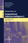Image for Transactions on computational collective intelligence X
