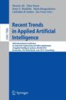 Image for Recent Trends in Applied Artificial Intelligence