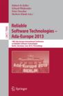Image for Reliable software technologies -- Ada-Europe 2013: 18th Ada-Europe international conference on reliable software technologies, Berlin, Germany, June 10-14 2013 : proceedings : 7896