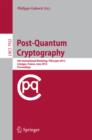 Image for Post-quantum cryptography: 5th international workshop, PQCrypto 2013, Limoges, France, June 4-7, 2013, proceedings