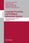 Image for Language Processing and Intelligent Information Systems
