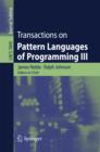 Image for Transactions on pattern languages of programming III