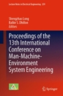 Image for Proceedings of the 13th International Conference on Man-Machine-Environment System Engineering