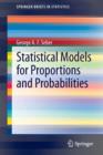Image for Statistical Models for Proportions and Probabilities