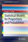 Image for Statistical models for proportions and probabilities