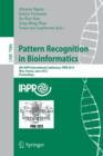 Image for Pattern Recognition in Bioinformatics