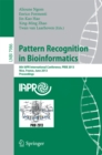Image for Pattern Recognition in Bioinformatics: 8th IAPR International Conference, PRIB 2013, Nice, France, June 17-20, 2013. Proceedings