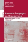 Image for Automata, Languages, and Programming