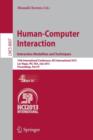 Image for Human-Computer Interaction: Interaction Modalities and Techniques