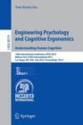 Image for Engineering Psychology and Cognitive Ergonomics. Understanding Human Cognition : 10th International Conference, EPCE 2013, Held as Part of HCI International 2013, Las Vegas, NV, USA, July 21-26, 2013,