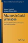 Image for Advances in social simulation  : proceedings of the 9th Conference of the European Social Simulation Association