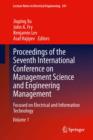 Image for Proceedings of the seventh International Conference on Management Science and Engineering Management: focused on electrical and information technology : volume 241 &amp; 242