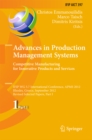 Image for Advances in Production Management Systems. Competitive Manufacturing for Innovative Products and Services: IFIP WG 5.7 International Conference, APMS 2012, Rhodes, Greece, September 24-26, 2012, Revised Selected Papers, Part I