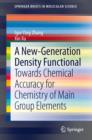 Image for A new-generation density functional: towards chemical accuracy for chemistry of main group elements