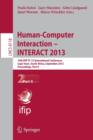 Image for Human-Computer Interaction -- INTERACT 2013 : 14th IFIP TC 13 International Conference, Cape Town, South Africa, September 2-6, 2013, Proceedings, Part II