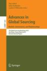 Image for Advances in Global Sourcing. Models, Governance, and Relationships