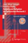 Image for Formeln und Aufgaben zur Technischen Mechanik 2
